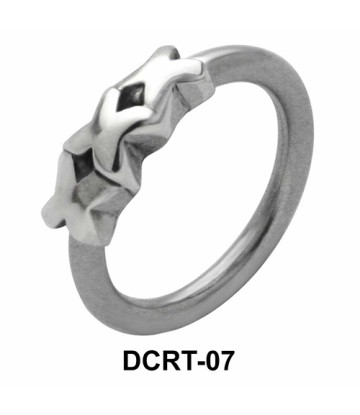 Triple X Belly Piercing Closure Ring DCRT-07