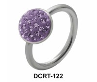 Rainbow Belly Piercing with Stones DCRT-122