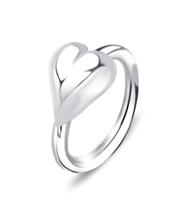 Solid Heart Belly Piercing Closure Ring DCRT-13b