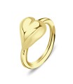Solid Heart Belly Piercing Closure Ring DCRT-13b