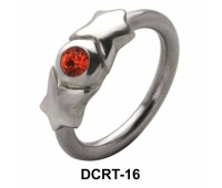Stone Holding Belly Piercing Closure Ring DCRT-16