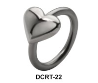 Heart Belly Piercing Closure Ring DCRT-22