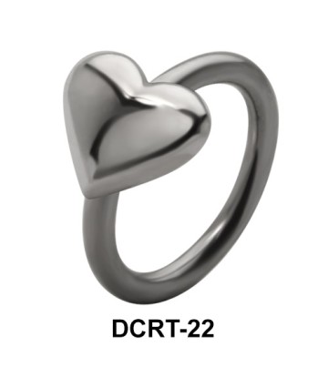 Heart Belly Piercing Closure Ring DCRT-22