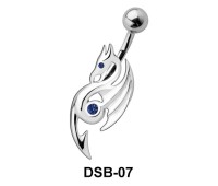Eosinopteryx Shaped Belly Piercing DSB-07