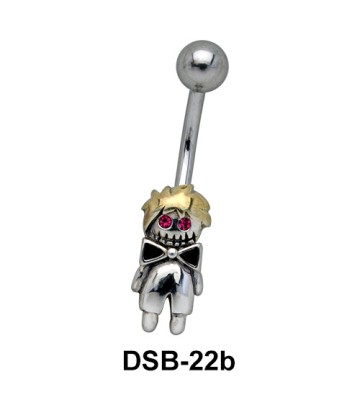 Doll Shaped Belly Piercing DSB-22b