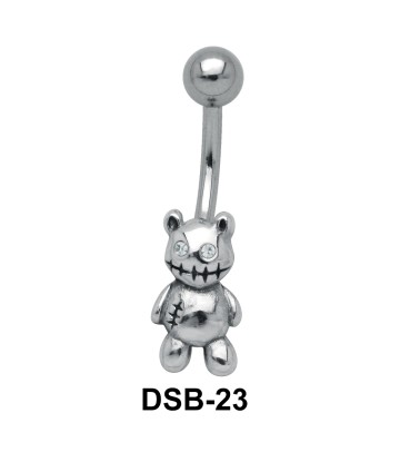 Teddy Bear Shaped Belly Piercing DSB-23