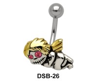 Turbaned Doll Shaped Belly Piercing DSB-26