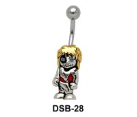 Doll Shaped Belly Piercing DSB-28