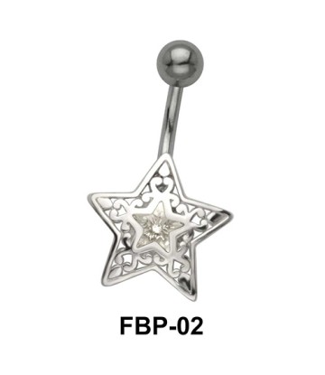 Filigree Star Belly Piercing FBP-02