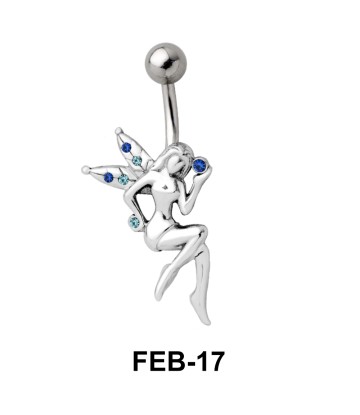 Stone Set Fairy Belly Piercing FEB-17