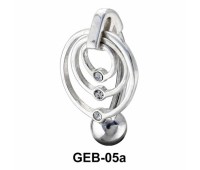 Concentric Circles Belly Rings GEB-05a