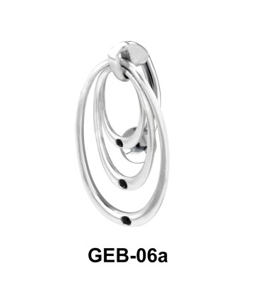Concentric Circles Belly Piercing GEB-06a