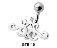 Stone Set Cute Design Belly Piercing GTB-10
