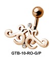 Stone Set Cute Design Belly Piercing GTB-10