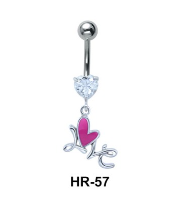 Heart Shaped and Word Spelled HR-57