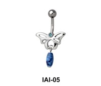 Butterfly Shaped Belly Piercing IAI-05