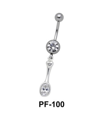 Stones Set Belly Rings PF-100