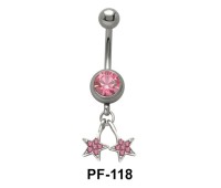 Hanging Stars Belly Piercing PF-118