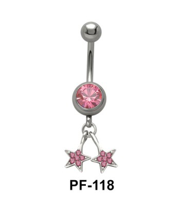 Hanging Stars Belly Piercing PF-118