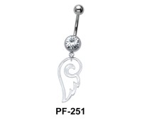 Wings Shaped Belly Piercing PF-251