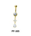 Dangling Belly Piercing PF-305