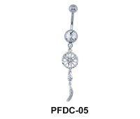 Stone Studded Dream Catcher Belly Piercing PFDC-05