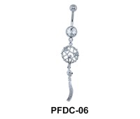 Stone Studded Dream Catcher Body Piercing PFDC-06