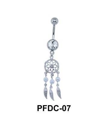Flower Dreamcatcher Belly Piercing PFDC-07