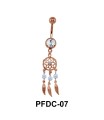 Flower Dreamcatcher Belly Piercing PFDC-07