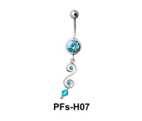 Belly Piercing Dangling PFs-H07