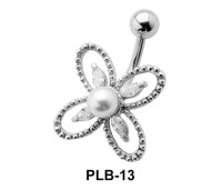 Stone n Pearl Set Floral Belly pearls PLB-13
