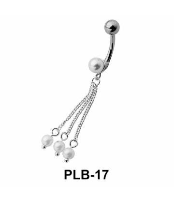 Pearls with Chain Belly Pearls PLB-17