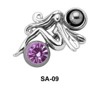 Female with Stone Belly Piercing SA-09