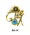 Female with Wings Belly Piercing SA-14