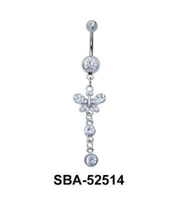 Butterfly Shaped Belly Piercing SBA-52514