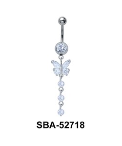 Butterfly Shaped Belly Piercing SBA-52718