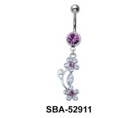 Flowers Shaped Belly Piercing SBA-52911