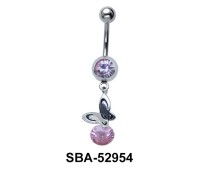 Butterfly Dangling Belly Piercing SBA-52954