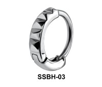 Wavy Ring Belly Huggie SSBH-03