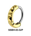 Wavy Ring Belly Huggie SSBH-03