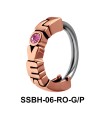 Stone Set Love Belly Huggie SSBH-06