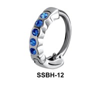 Stone Encrusted Belly Huggie SSBH-12