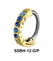 Stone Encrusted Belly Huggie SSBH-12