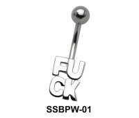 Fuck Script Belly Piercing SSBPW-01