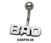 BAD Script Belly Piercing SSBPW-08