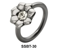 Flower Shaped Belly Piercing SSBT-30