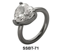Heart Shaped Belly Piercing SSBT-71