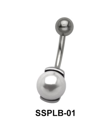 Prong Set Pearl Belly Pearls SSPLB-01