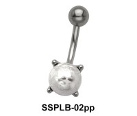 Prong Set Pearl Belly Pearls SSPLB-02pp