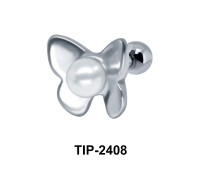 Butterfly Pearl Ear Piercing TIP-2408